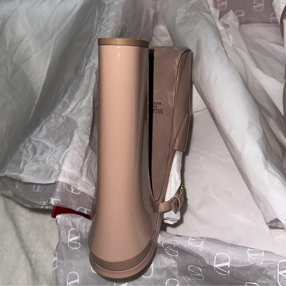 VALENTINO GARAVANI Tan-Go Platform Heeled Sandal in Rose Cannelle 40 ✨VERY RARE✨ - Picture 4 of 8